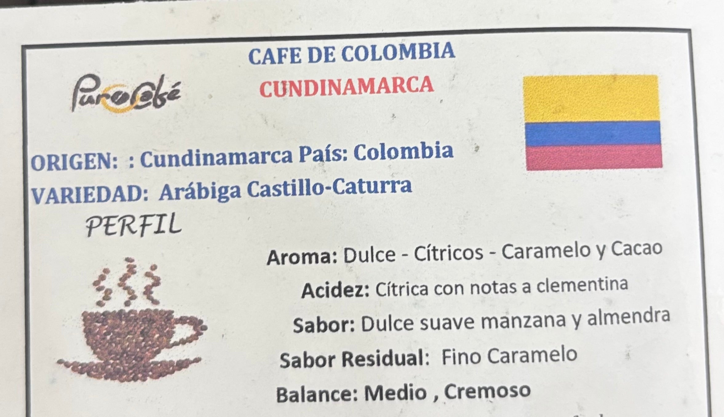 Café de 250gr [Grano/Molido]