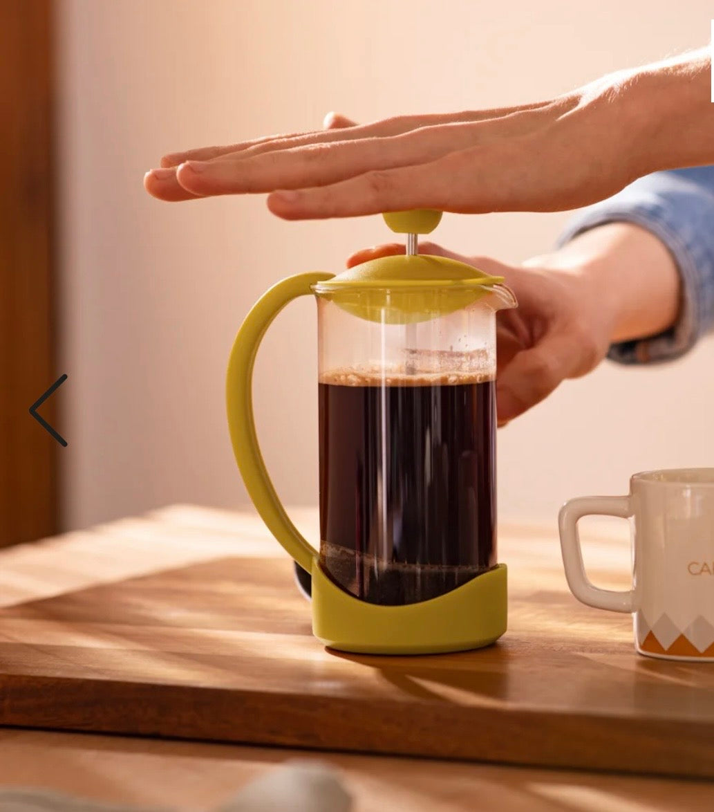 Prensa francesa amarilla 350ml