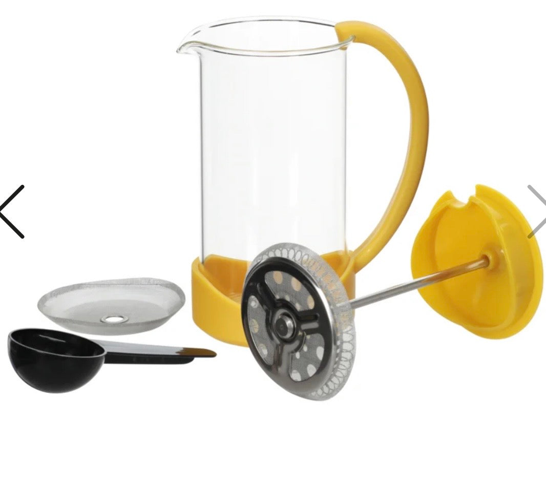 Prensa francesa amarilla 350ml
