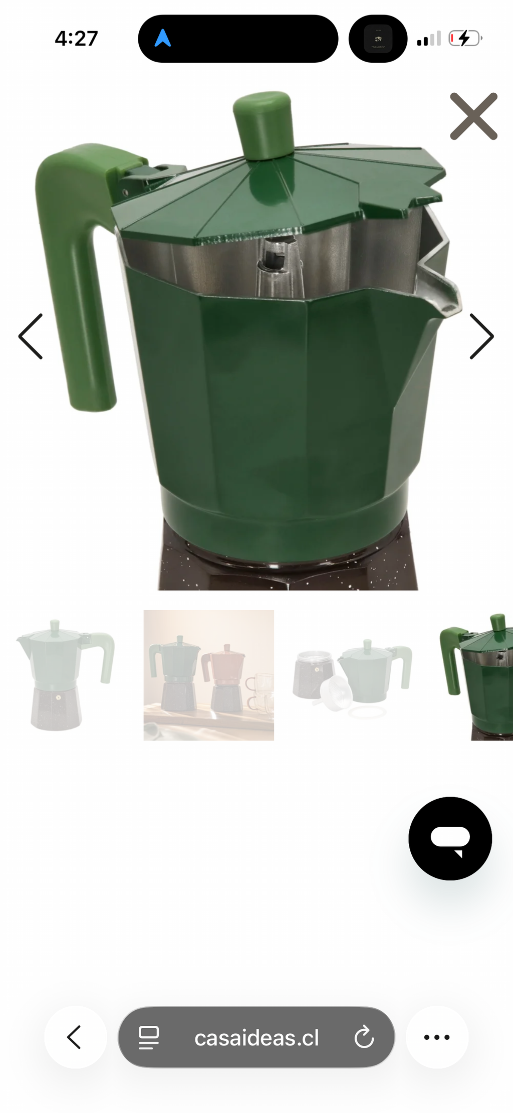 Italiana verde 9 tazas