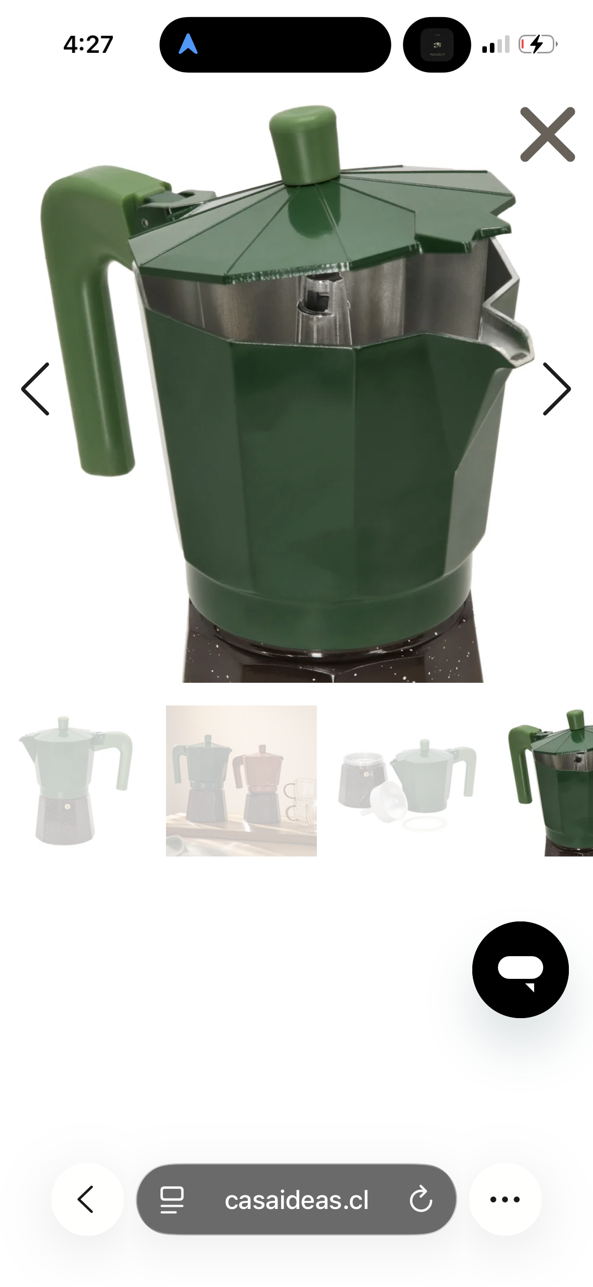 Italiana verde 9 tazas