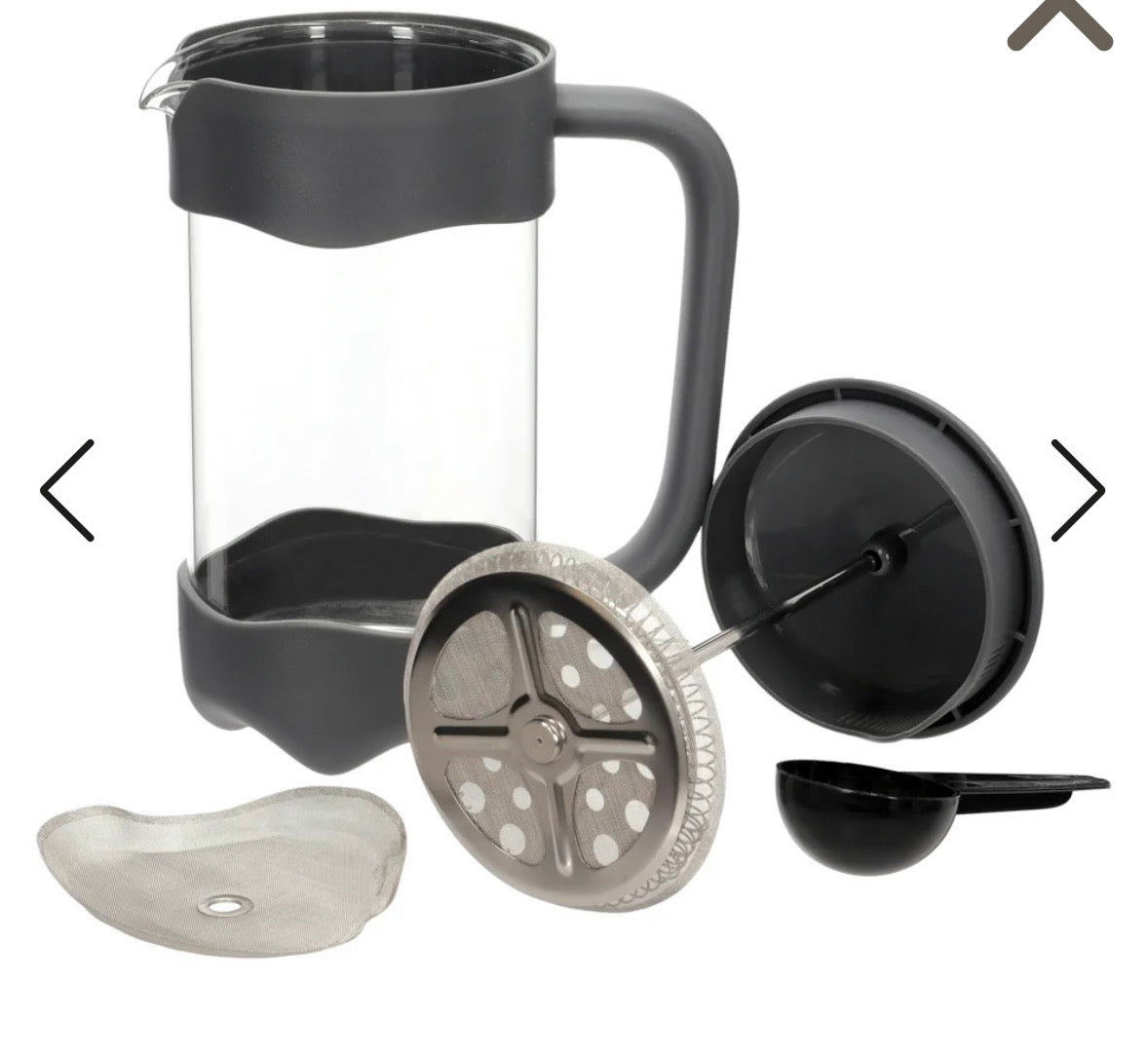 Prensa francesa gris 600ml